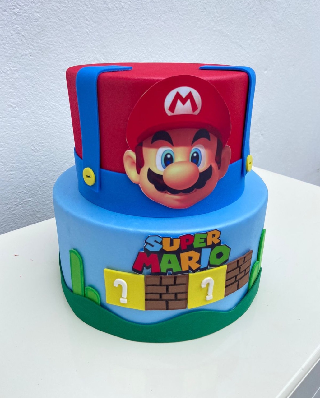 Bolo Fake - Super Mário - tamirespegueemonte