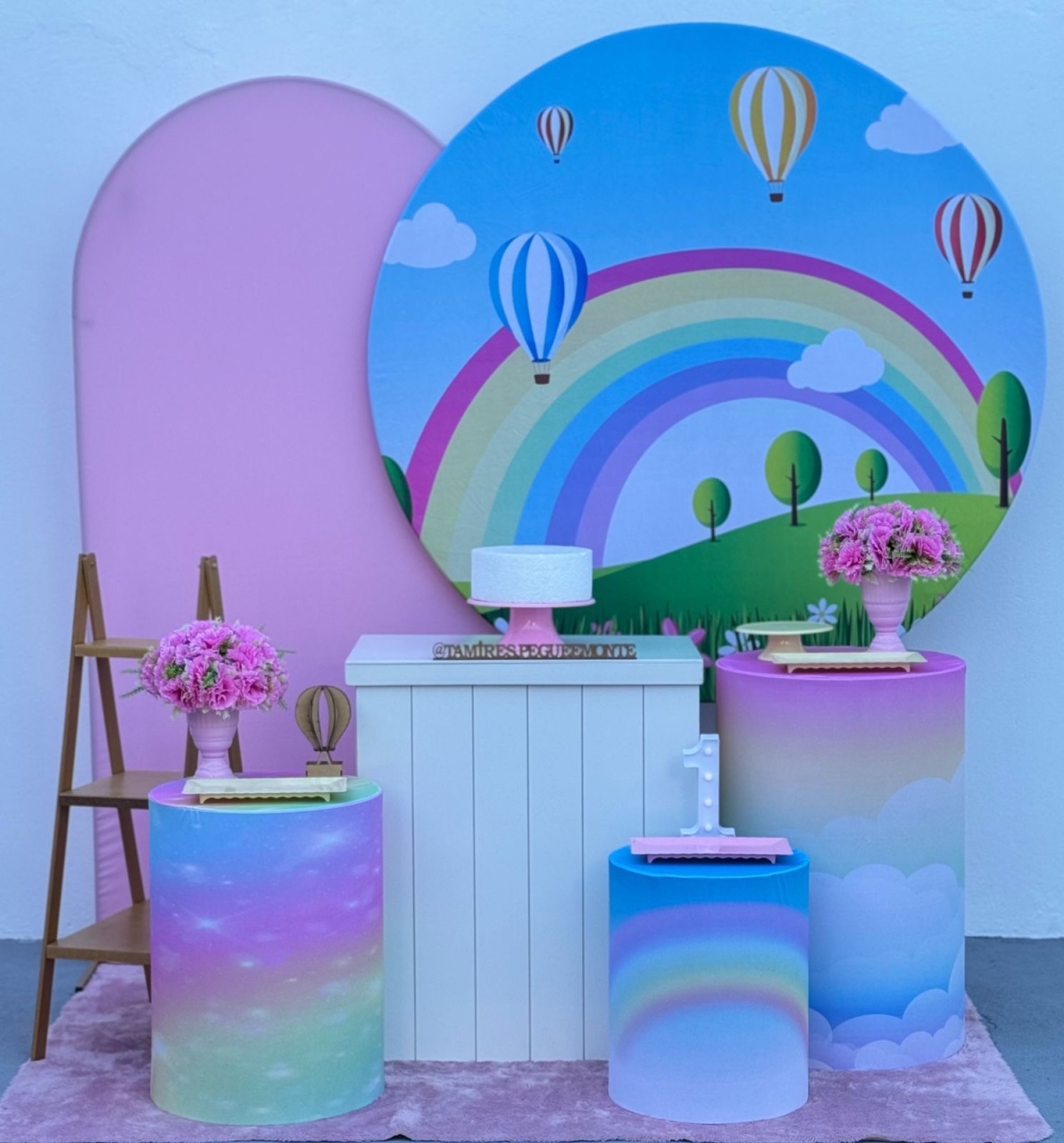  Arco Iris / Baloes - Kit 3 - tamirespegueemonte