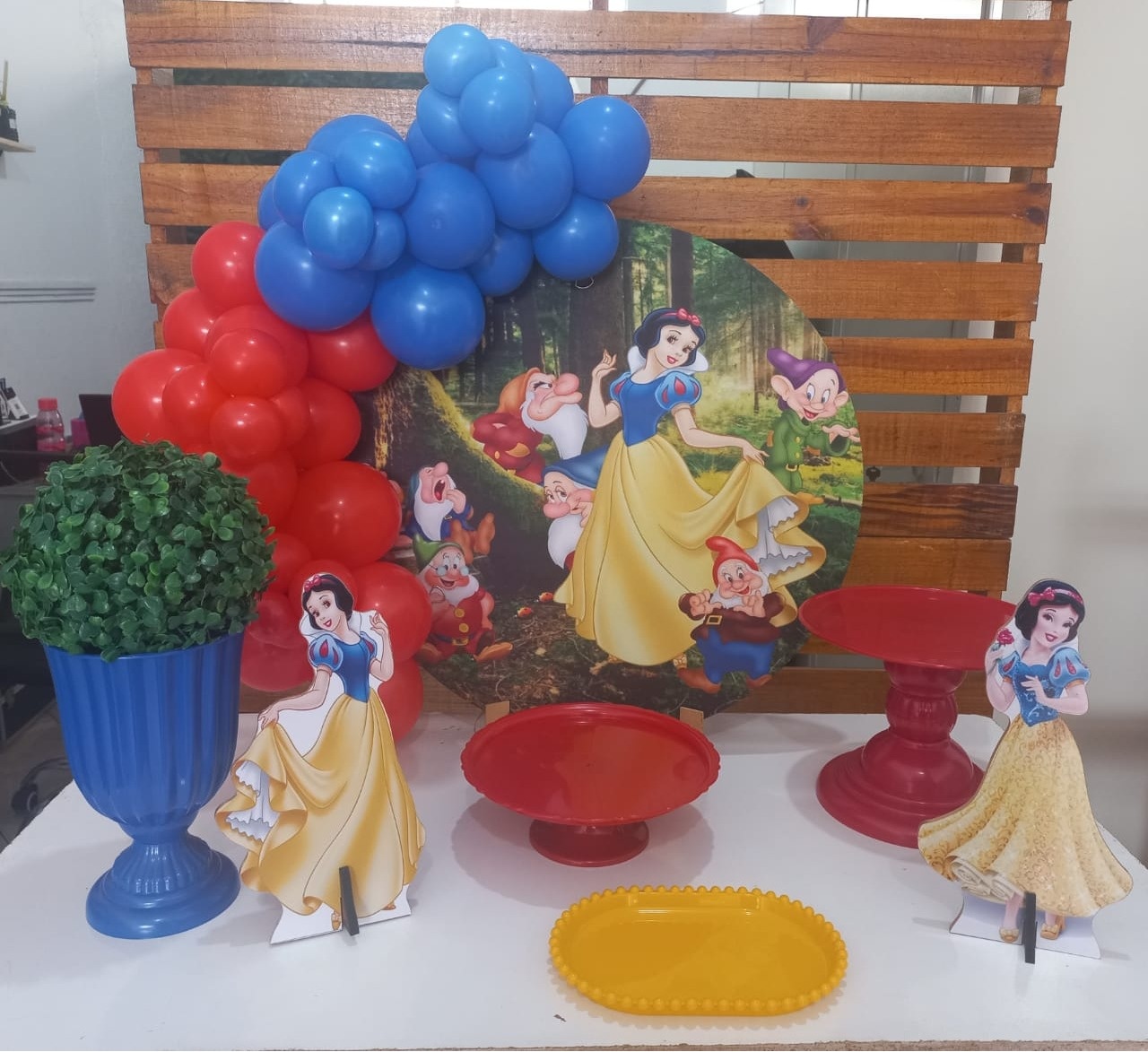 Kit Festa Na Mesa Branca de Neve - Cantinho da Alegria KC