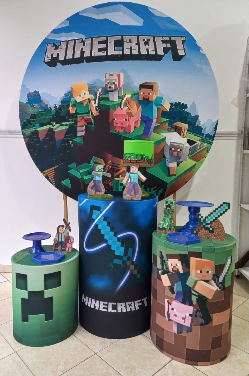 Kit Minecraft - Cantinho da Alegria KC