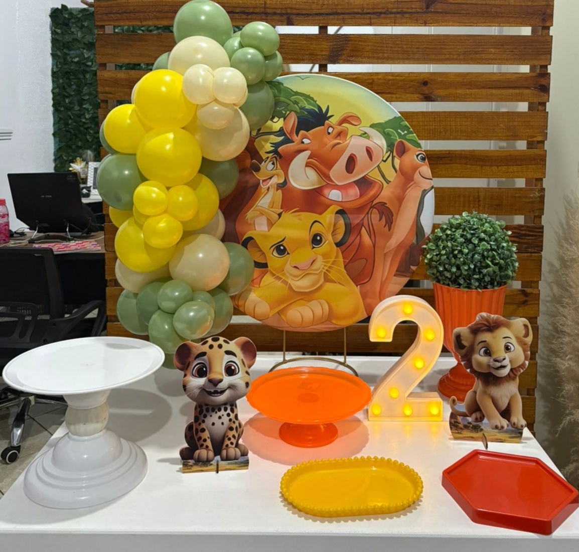 Kit Festa Na Mesa Rei Leão - Cantinho da Alegria KC