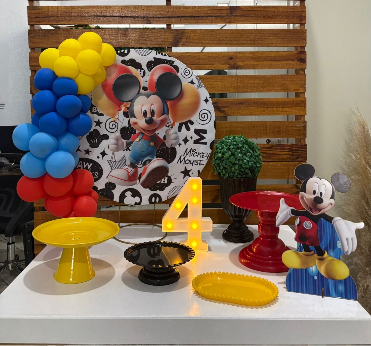 Kit Festa Na Mesa Mickey - Cantinho da Alegria KC