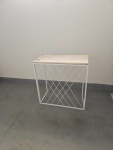 Mesa Dobravel Metal Branca Gg Aparador  - imagem 1
