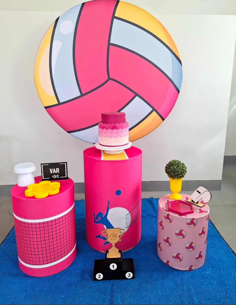 Kit Voley (Rosa) - feste_se_peguemonte