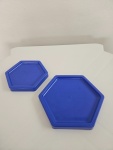 Bandeja Sextavada 18Cm Azul Bic  - imagem 2