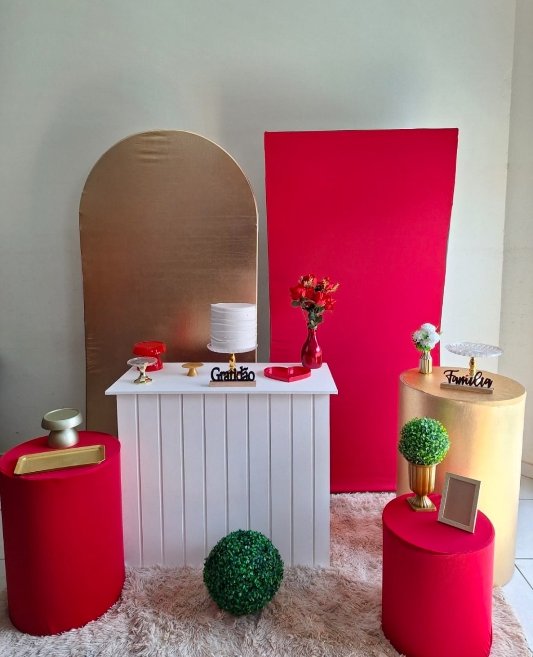 Kit Dourado Vermelho Branco - feste_se_peguemonte