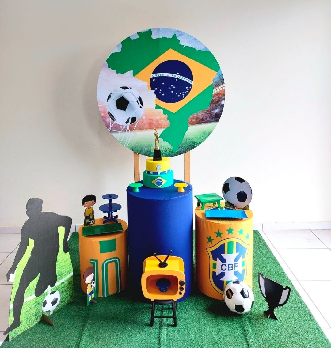 Kit Futebol Brasil Azul (Copa Do Mundo) - feste_se_peguemonte