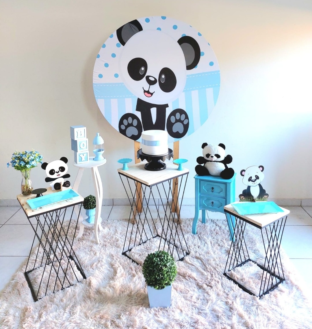 Kit Panda Azul - feste_se_peguemonte