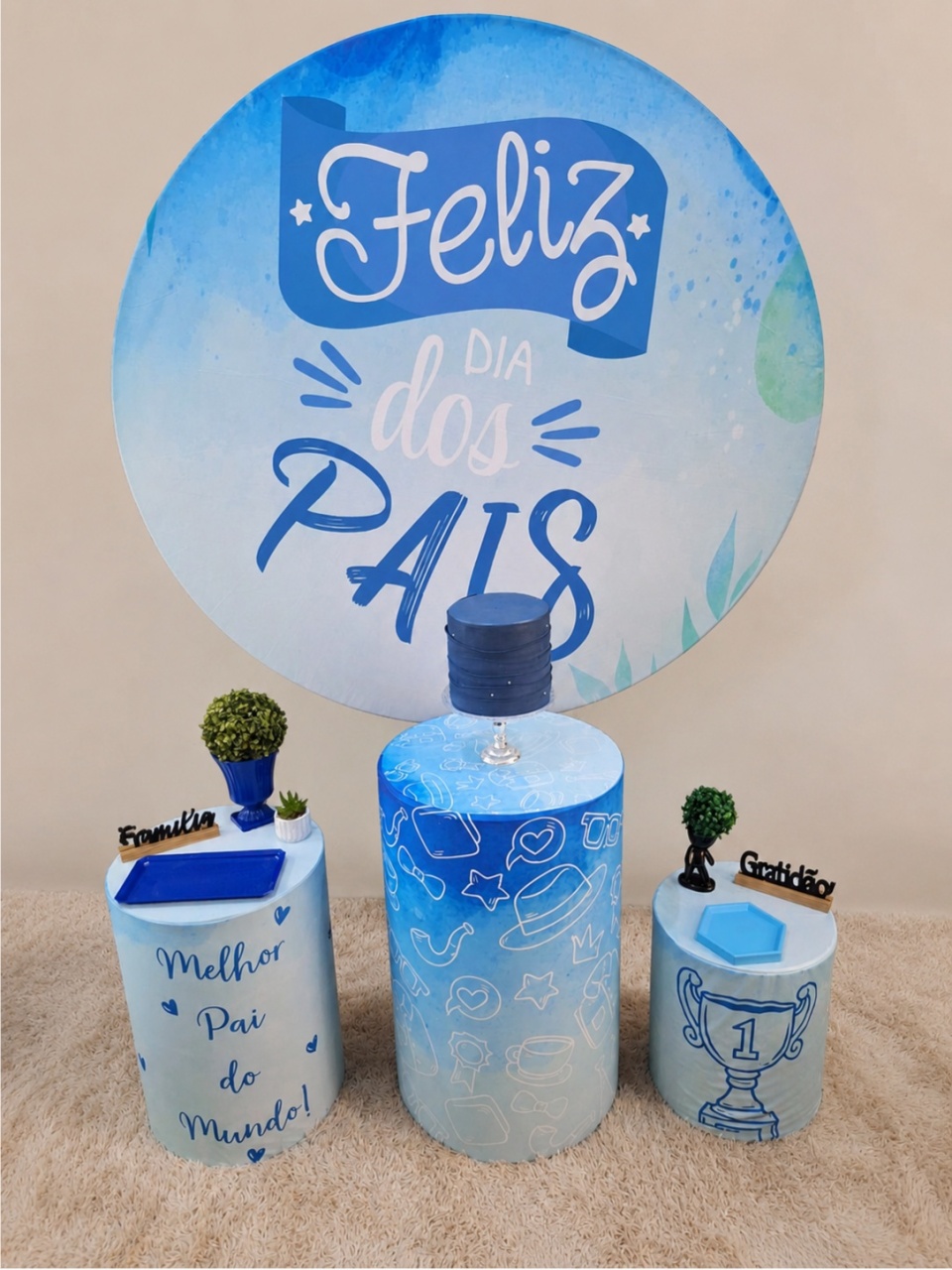 Kit Dia dos Pais Azul - feste_se_peguemonte