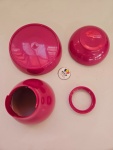 Boleira Cogumelo 16X12 Ou Vaso 15Cm Fucsia Kit - imagem 1