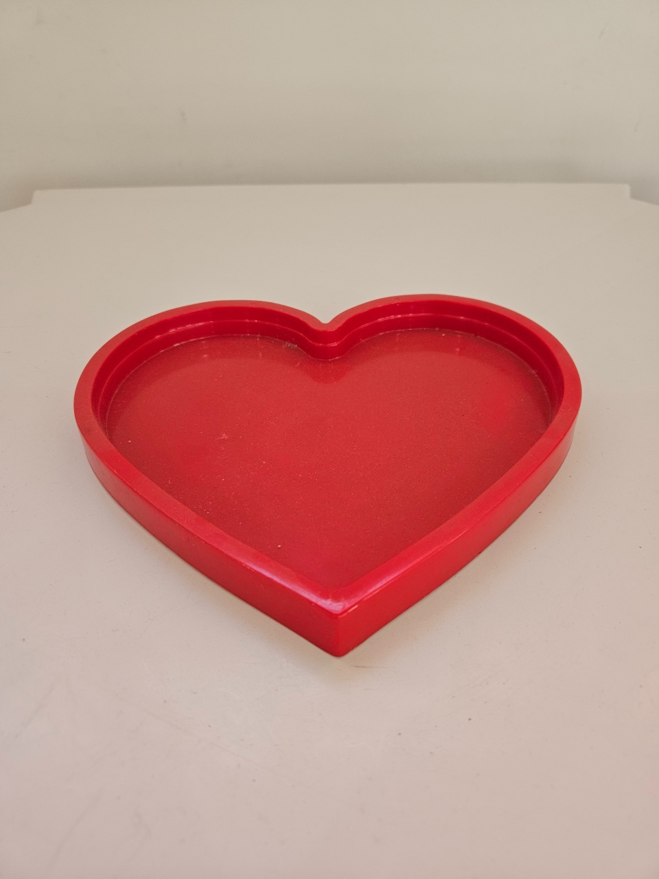 Bandeja Coração 22Cm Vermelho  - feste_se_peguemonte