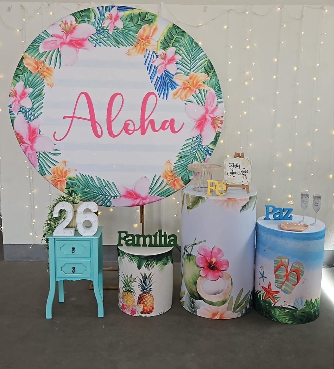 Kit Aloha Ano Novo Tropical  - feste_se_peguemonte