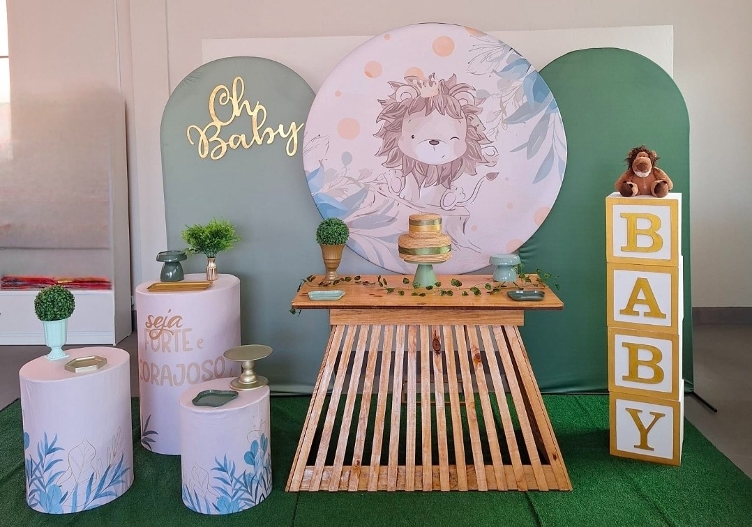 Kit Leãozinho Master (Chá de Bebê) - feste_se_peguemonte