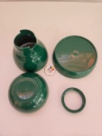Boleira Cogumelo 16X12 Ou Vaso 15Cm Verde Folha Kit - imagem 1