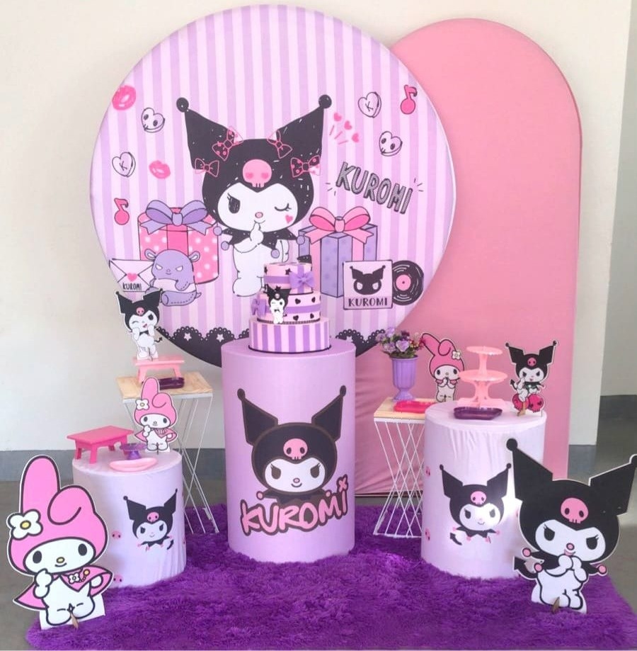 Kit Kuromi (Hello Kit) - feste_se_peguemonte