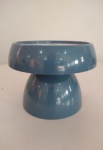 Boleira Cogumelo Borda Larga Azul Gris 13X12   - imagem 1