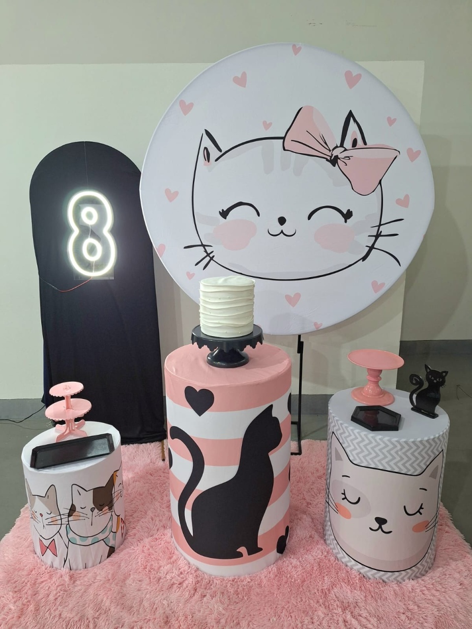 Kit Gatinha (Rosa E Preto) - feste_se_peguemonte