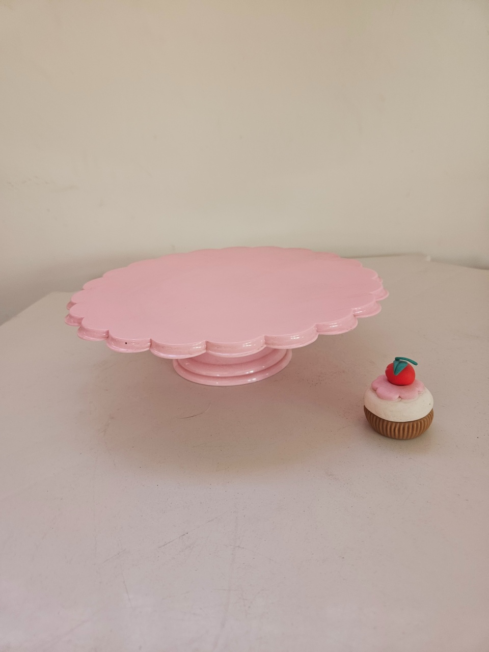 Boleira Gb Borda Ondulada 26X7 Rosa Claro/ Bebê  - feste_se_peguemonte