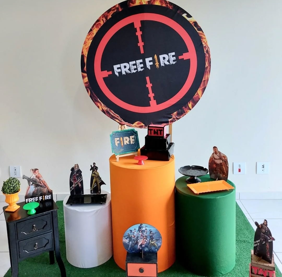 Kit Free Fire (Video Game) - feste_se_peguemonte