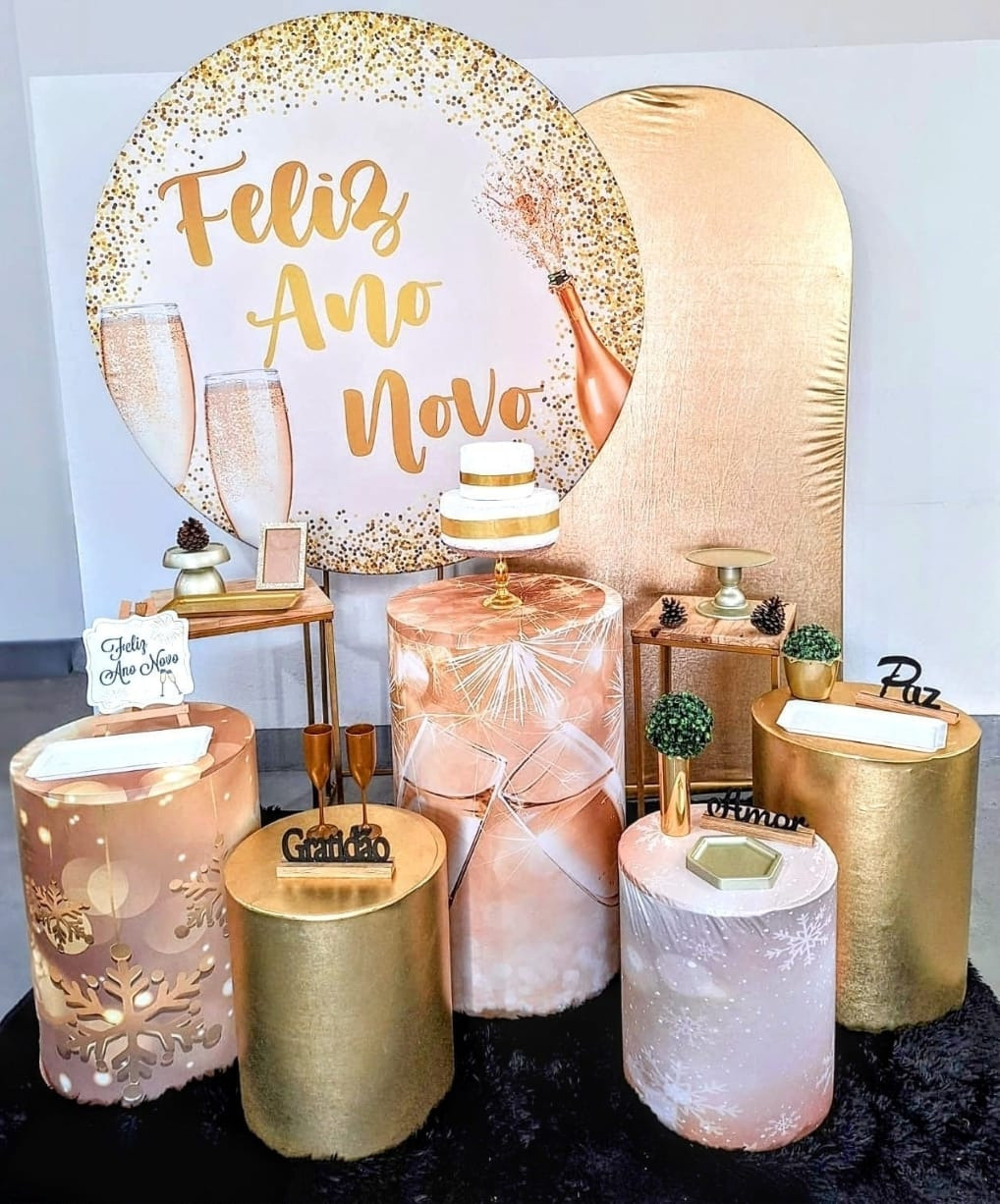 Kit Reveillon Completo (Ano Novo Dourado) - feste_se_peguemonte
