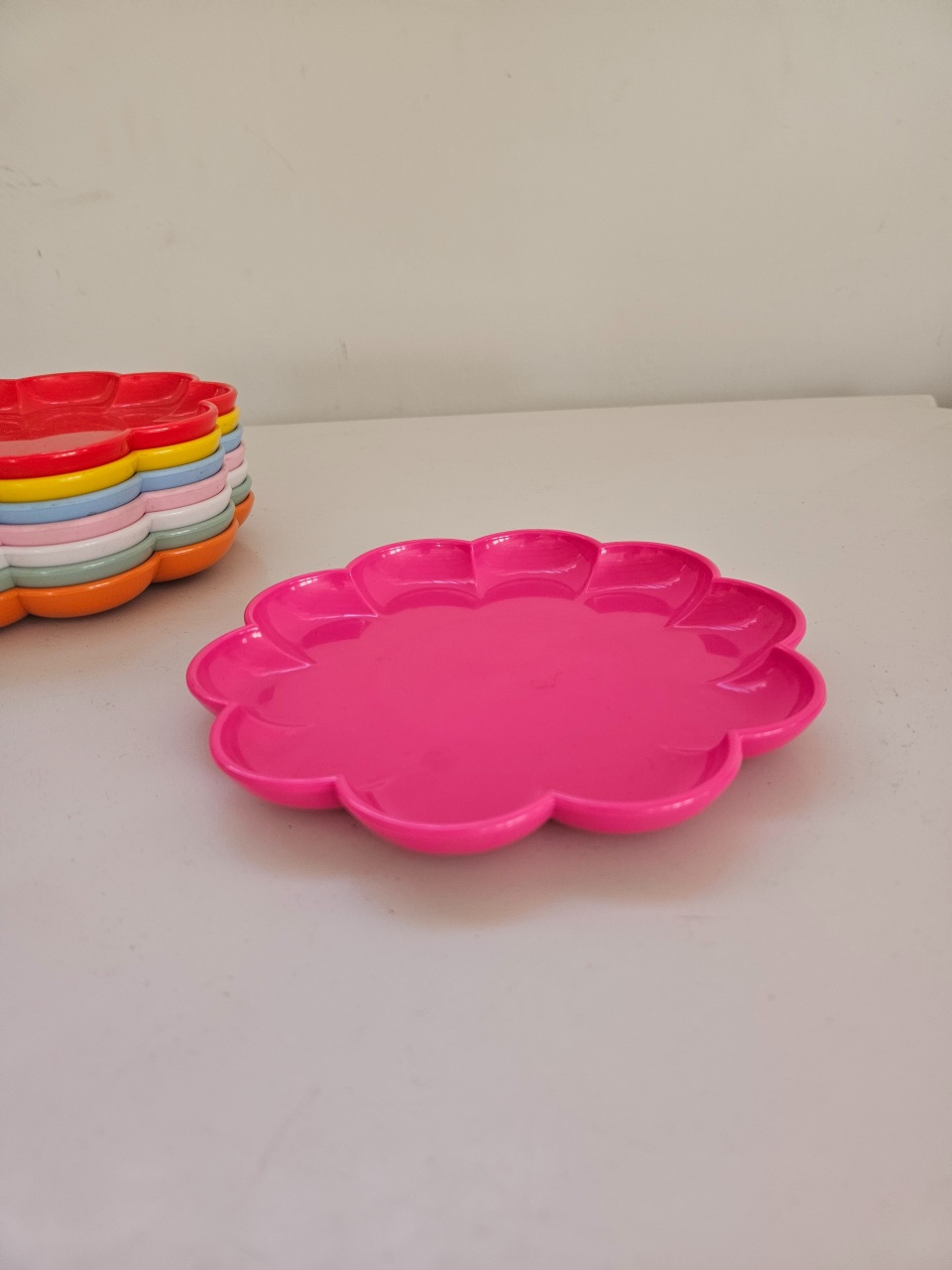Bandeja Flower 18Cm Pink - feste_se_peguemonte