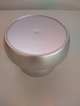 Boleira Cogumelo Borda Larga Prata  13X12  - imagem 2