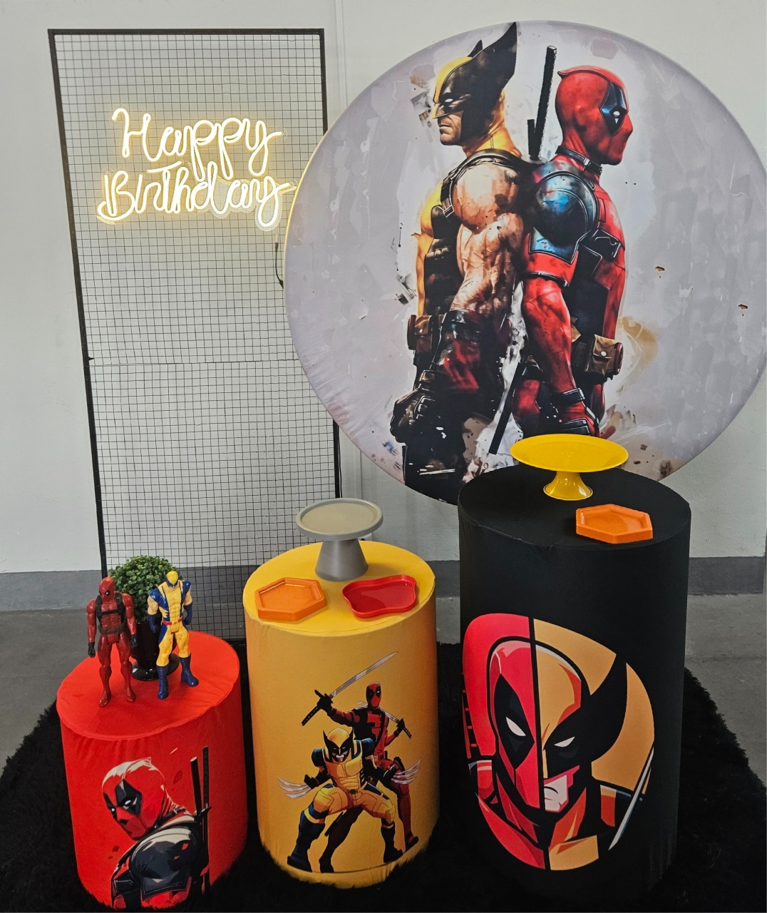 Kit Wolverine E Deadpool (Super Hérois) - feste_se_peguemonte