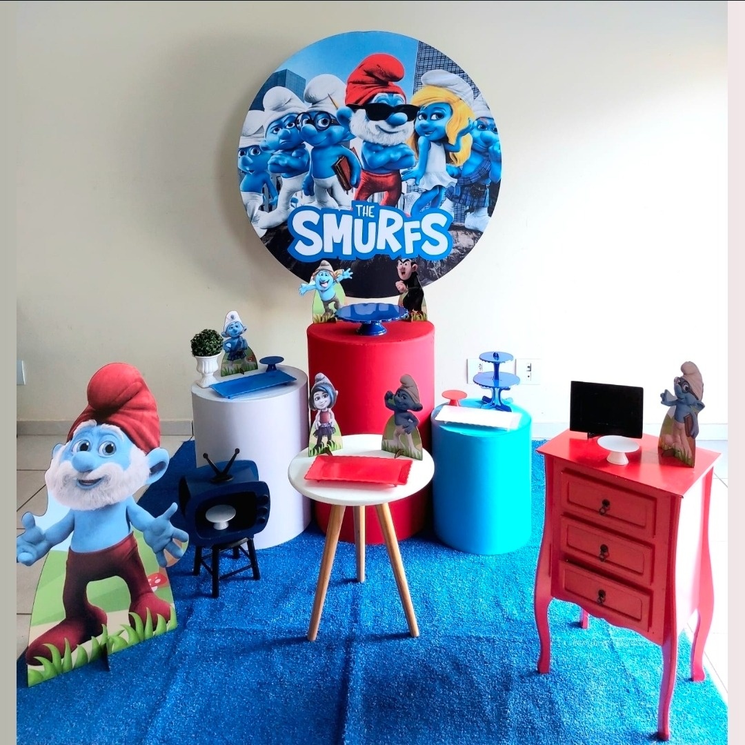 Kit Smurfs (O Filme) - feste_se_peguemonte