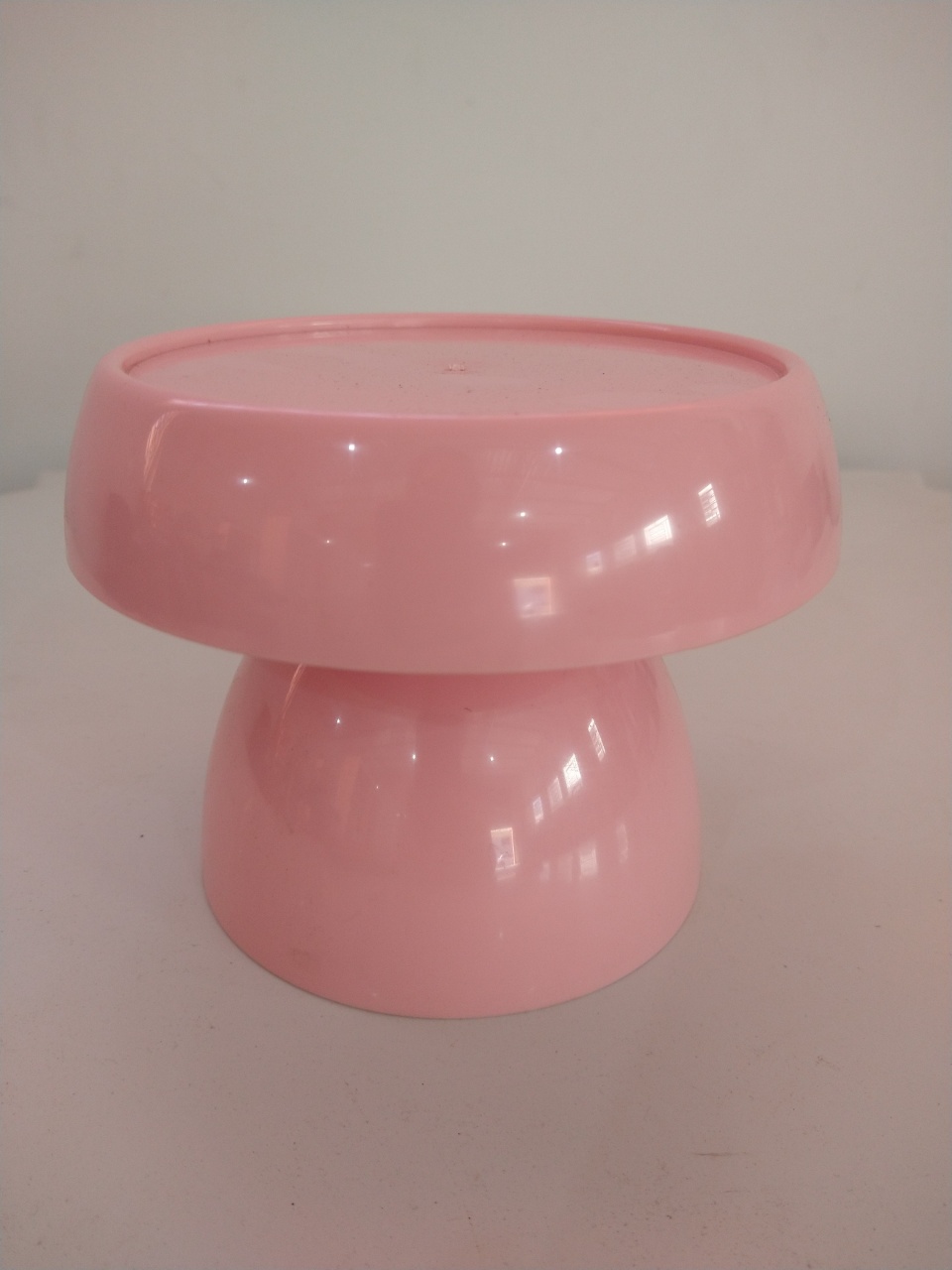 Boleira Cogumelo Borda Larga Rose  13X12   - feste_se_peguemonte