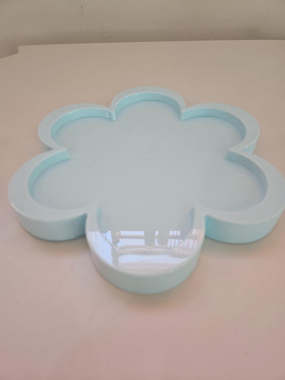 Bandeja Floratta 25Cm Azul Candy  - feste_se_peguemonte