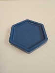 Bandeja Sextavada 15Cm Azul Petróleo  - imagem 1