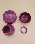 Boleira Cogumelo 16X12 Ou Vaso 15Cm Roxo Kit - imagem 1