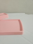 Bandeja 27X16 Borda Arredondada Rosa Claro - imagem 2