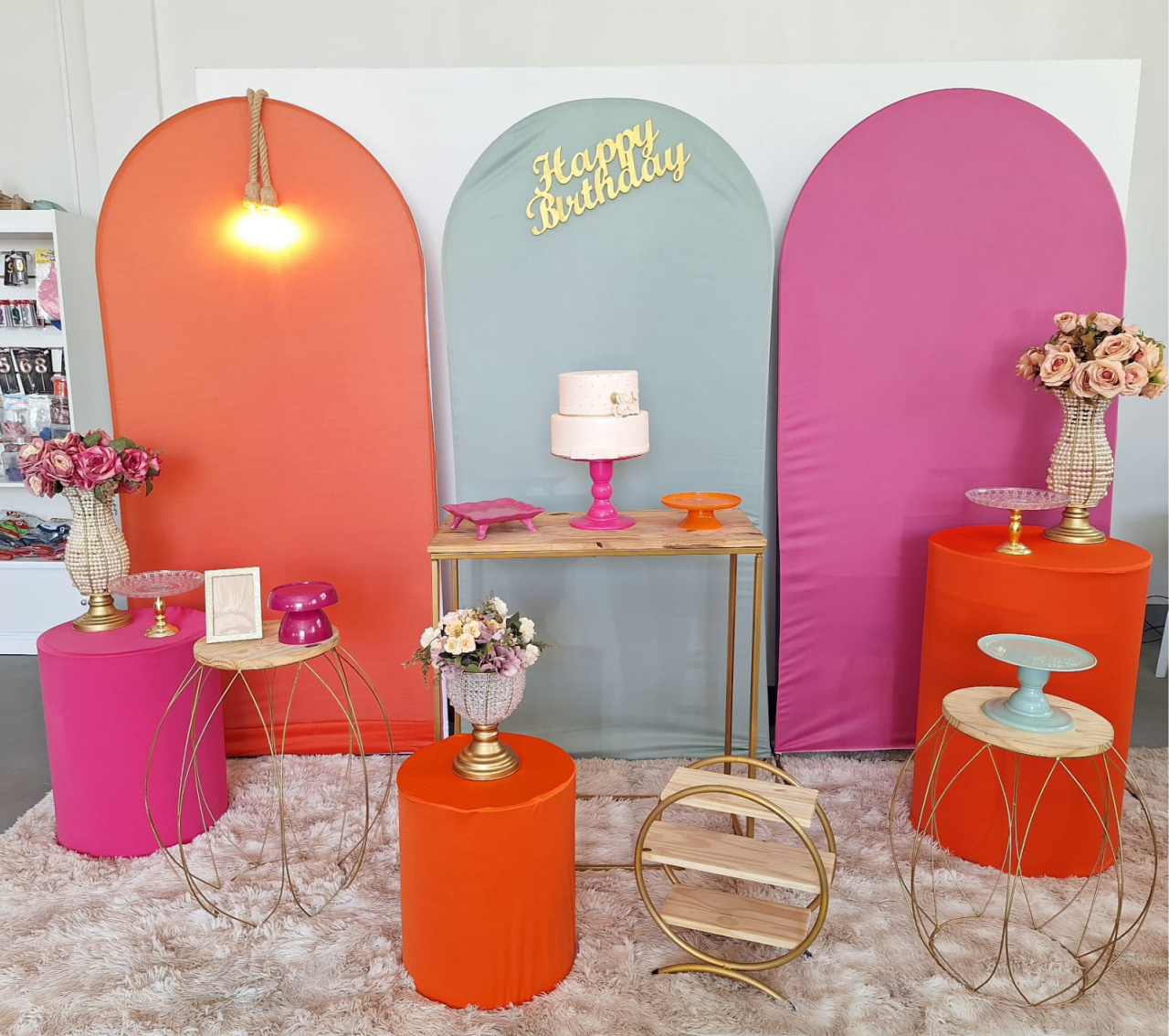 Kit Mih (Trio Romano Pink Menta Laranja) - feste_se_peguemonte