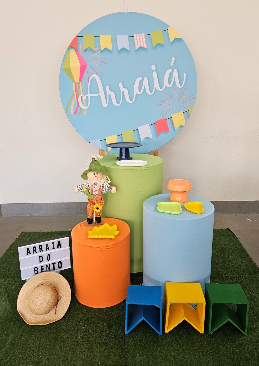 Kit Arraiá Azul (Festa Junina) - feste_se_peguemonte