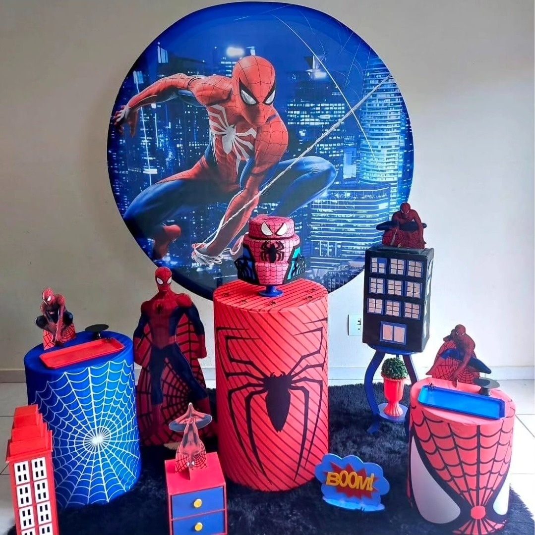 Kit Homem Aranha New (Super Herói) - feste_se_peguemonte