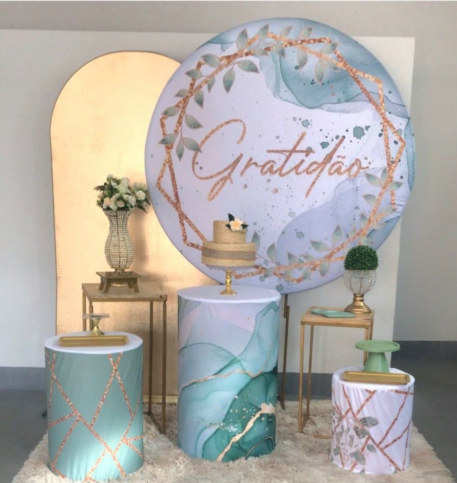 Kit Gratidão Verde (Bodas de Esmeralda, Aniversário) - feste_se_peguemonte
