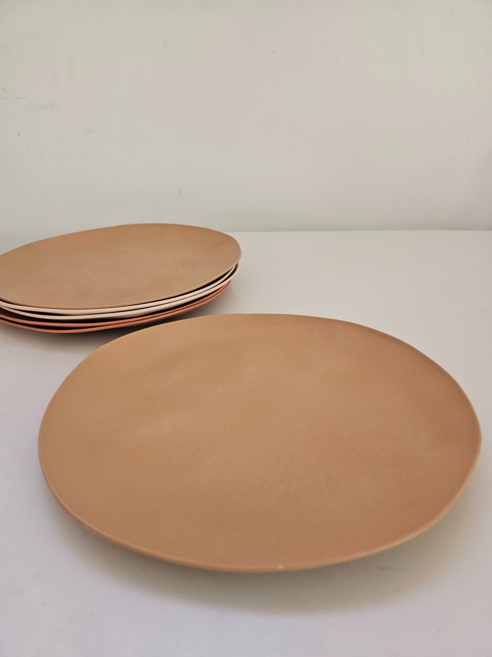 Prato Bambu19Cm Marrom Claro - feste_se_peguemonte