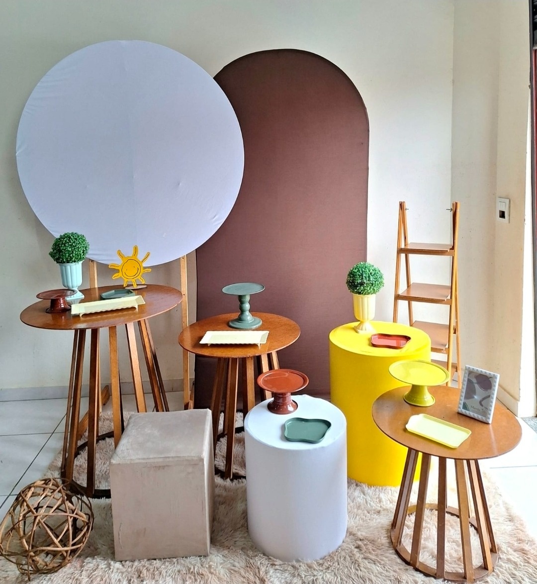 Kit Branco Marrom Amarelo - feste_se_peguemonte