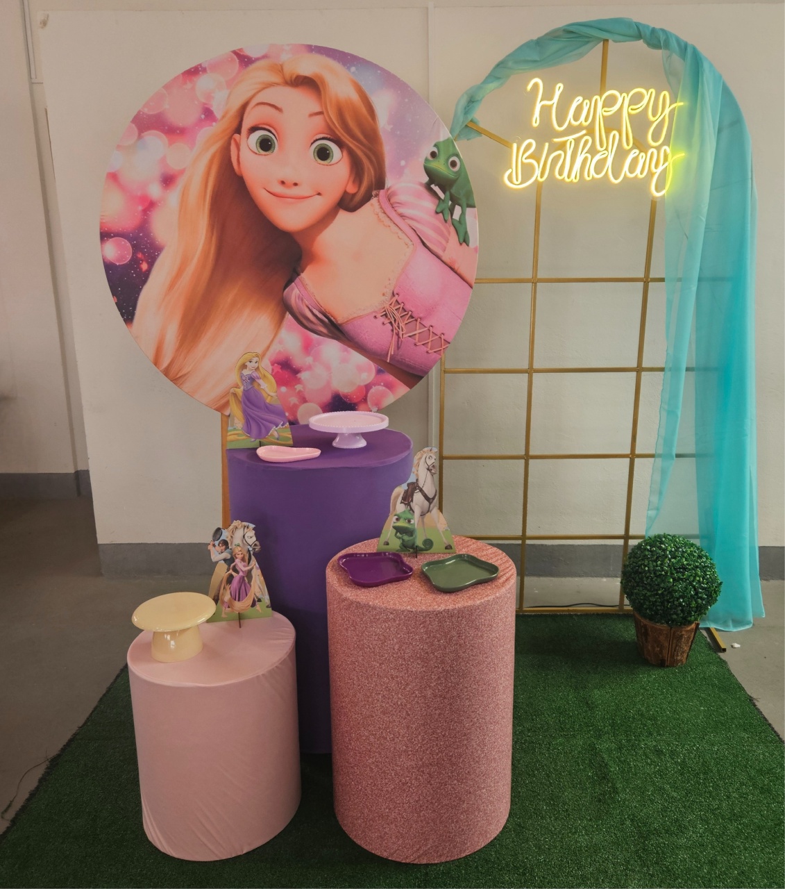 Kit Rapunzel (Princesas)  - feste_se_peguemonte
