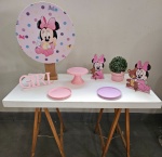 Mini Kit Básico Minnie Baby Rosa - imagem 2