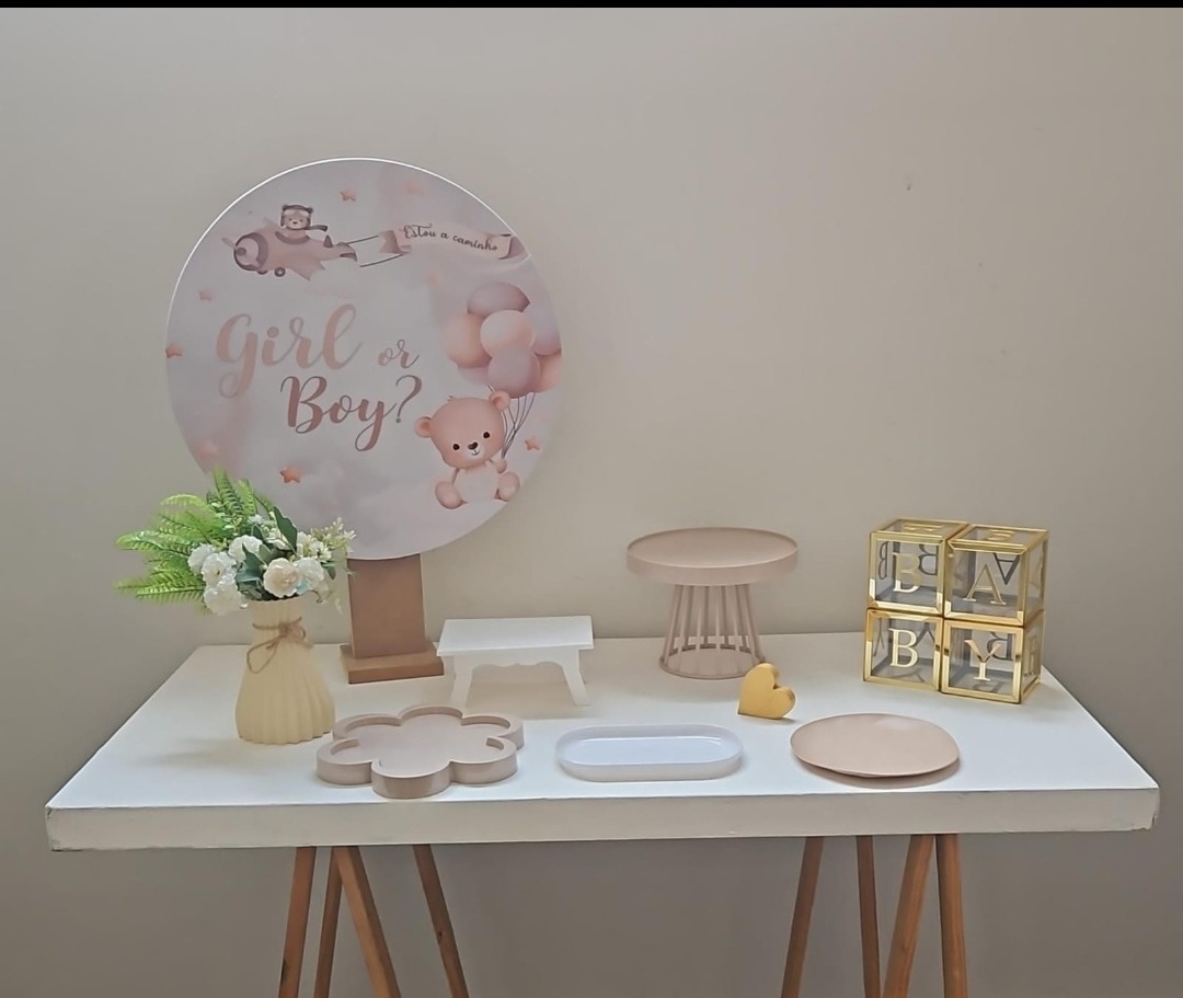 Mini Kit Básico Chá Revelação Nude - feste_se_peguemonte