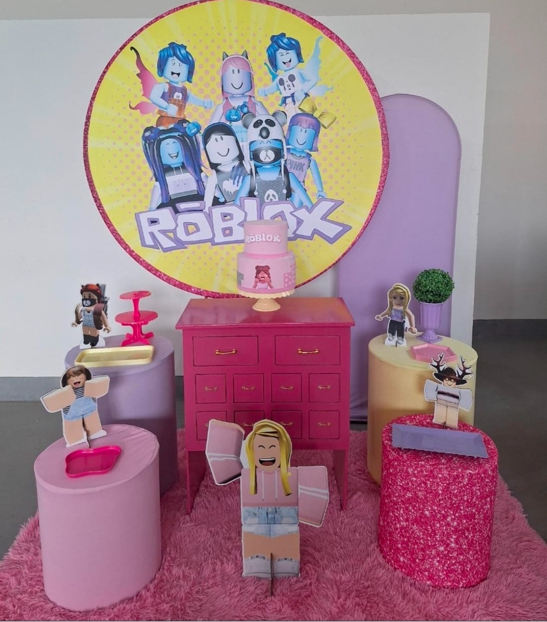 Kit Roblox Rosa - feste_se_peguemonte