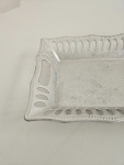 Bandeja Pequena 23X15 Prata Borda Vazada - imagem 2