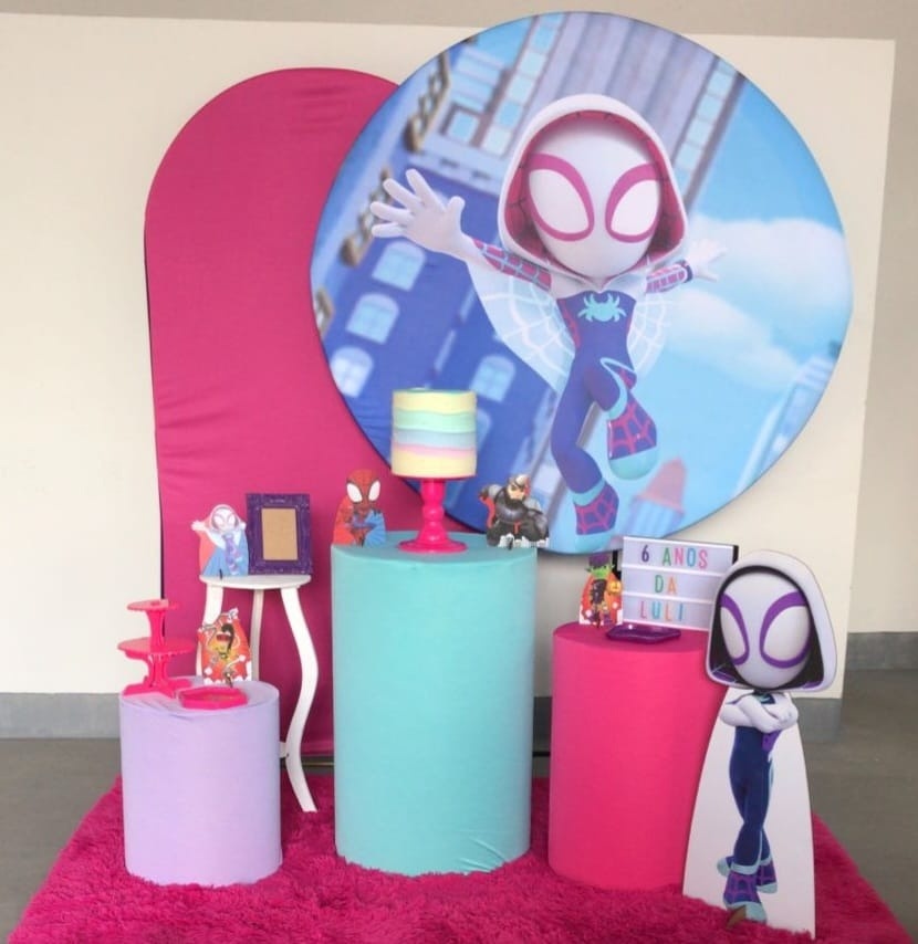 Kit Ghost-Spider (Super Herói) - feste_se_peguemonte