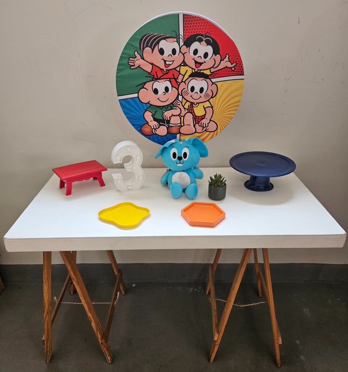 Mini Kit Básico Turma da Mônica  - feste_se_peguemonte