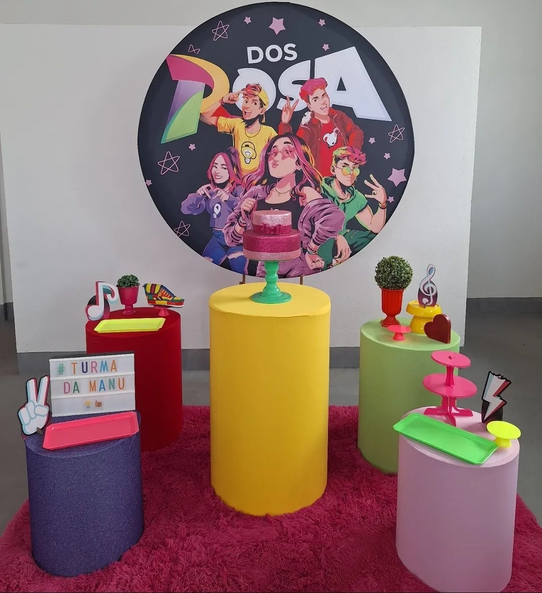 Kit Turma dos Rosa (Emily Vicky) - feste_se_peguemonte