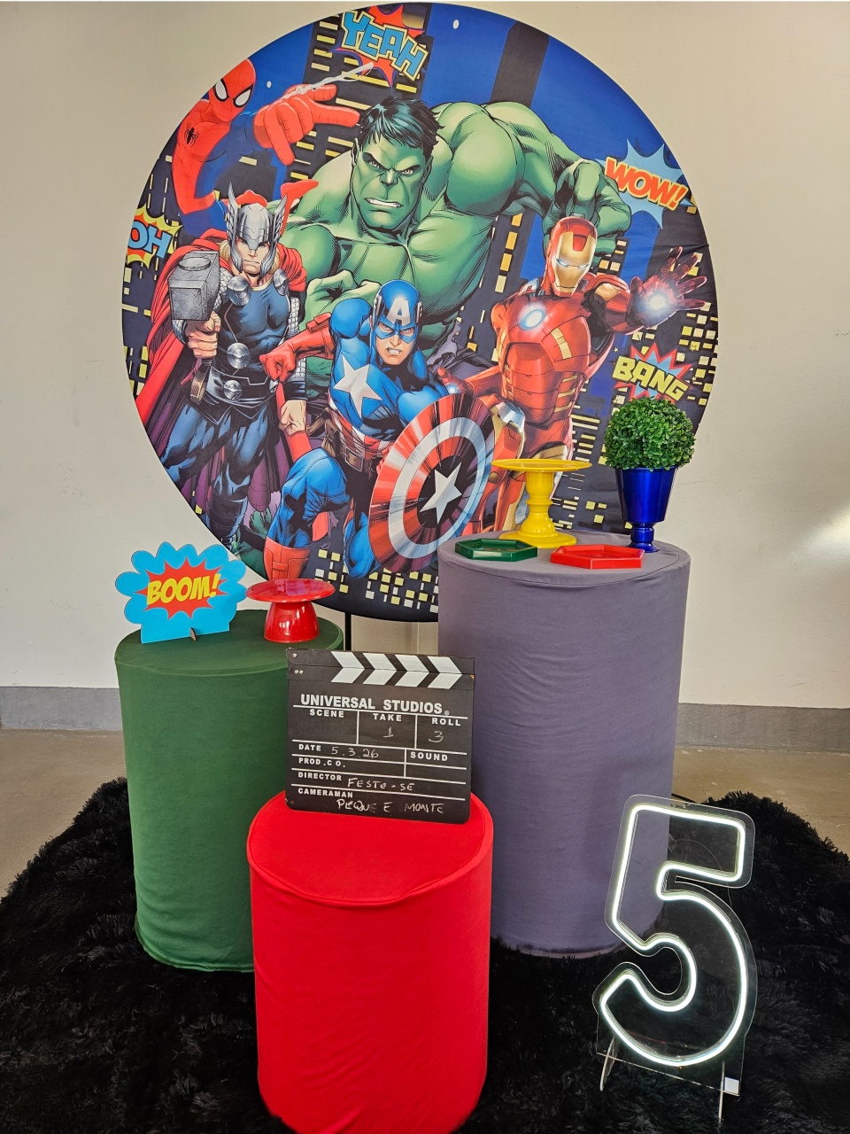 Kit Os Vingadores III (Super Héroi) - feste_se_peguemonte