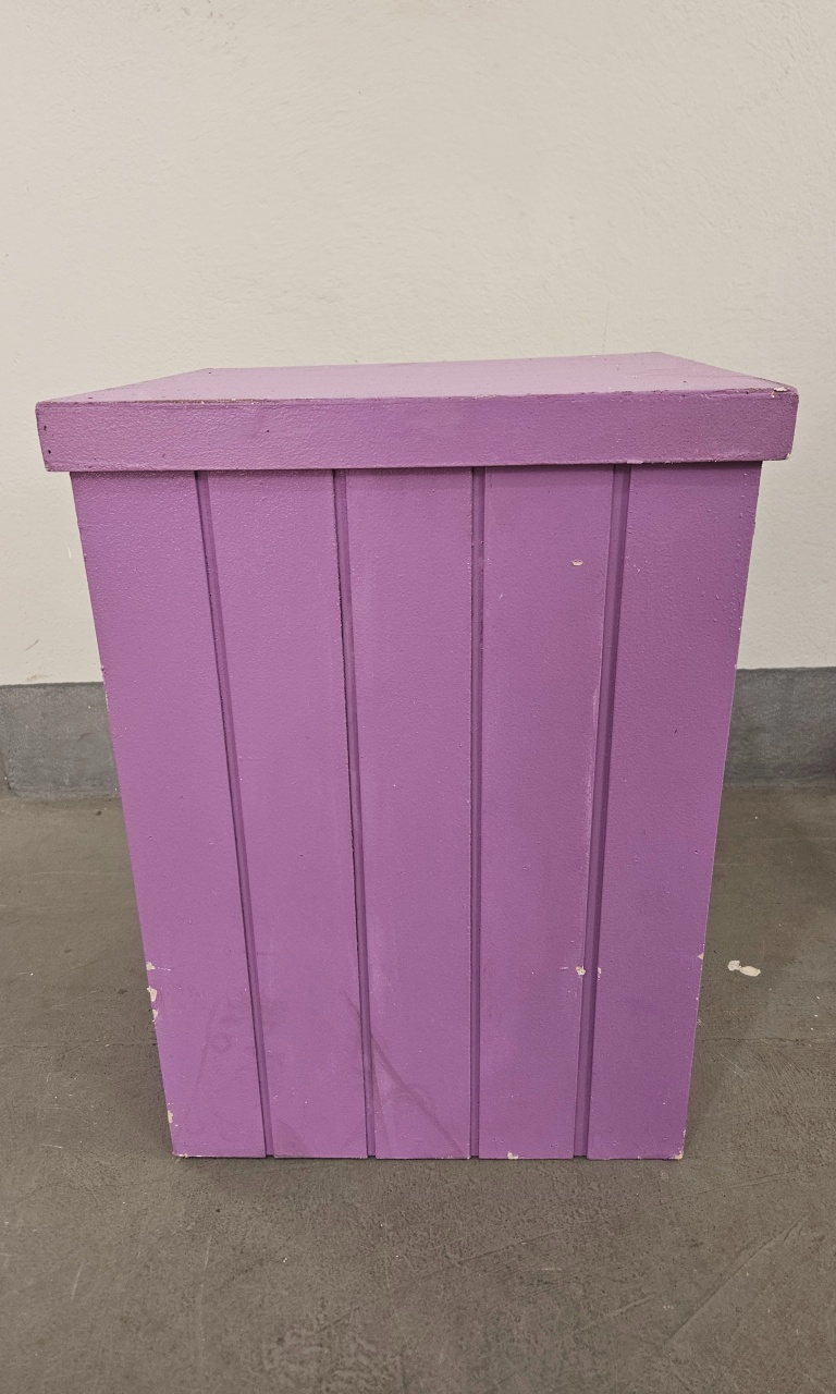 Mesa Ripada Dobrável Lilás 50X37X33 - feste_se_peguemonte