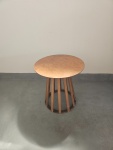 Mesa de  Apoio Cone Ripada Rústica M - imagem 1